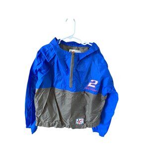Chase Authentic Boys Medium 10 12 Rusty Wallace #2 Pullover Long Sleeve Windbrea
